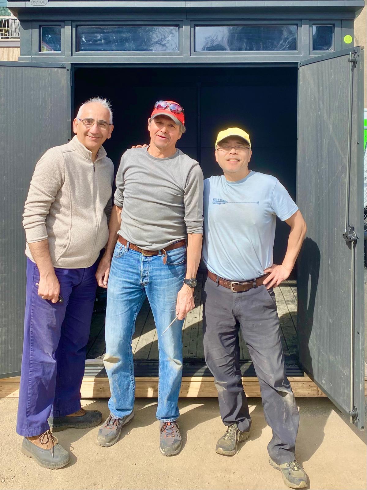 Building a shed for the East Broadway Community Garden